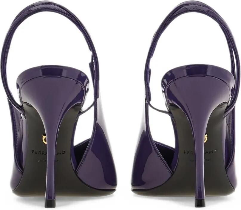 Ferragamo Stiletto slingback pumps Paars - Foto 3