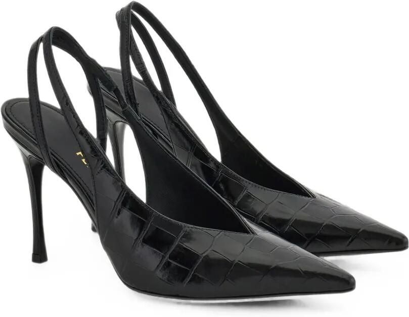 Ferragamo Stiletto slingback pumps Zwart - Foto 4