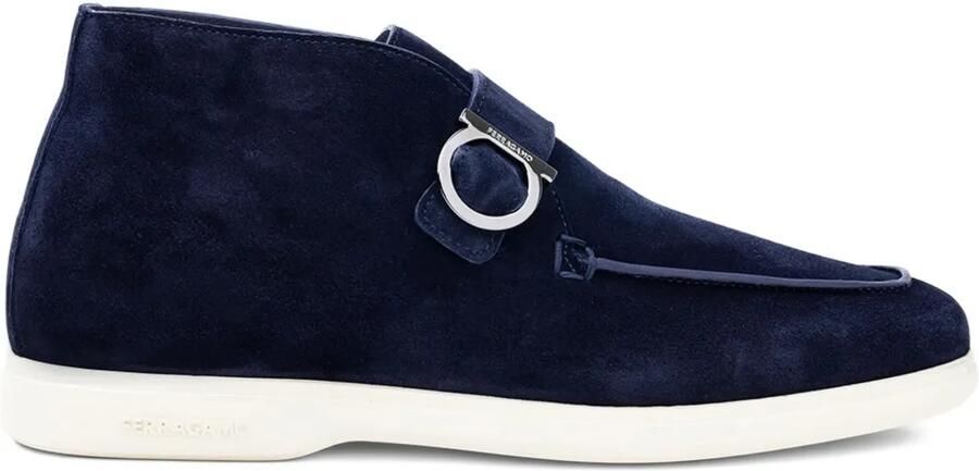 Ferragamo Suède desert boots Blauw