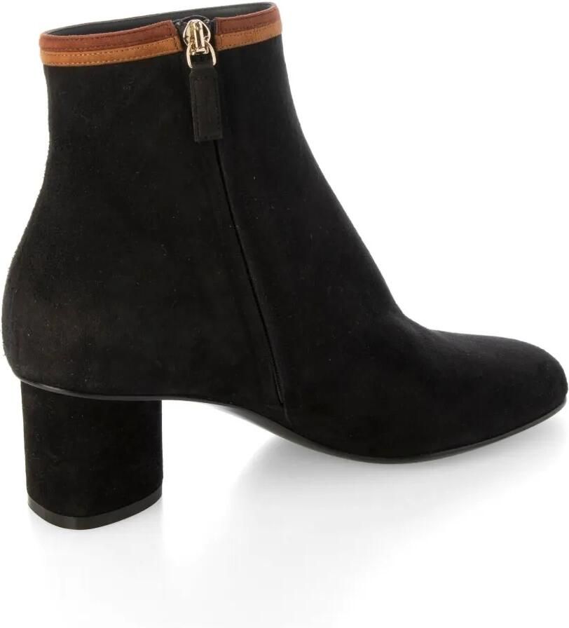 Ferragamo Suède enkellaarzen Zwart - Foto 2