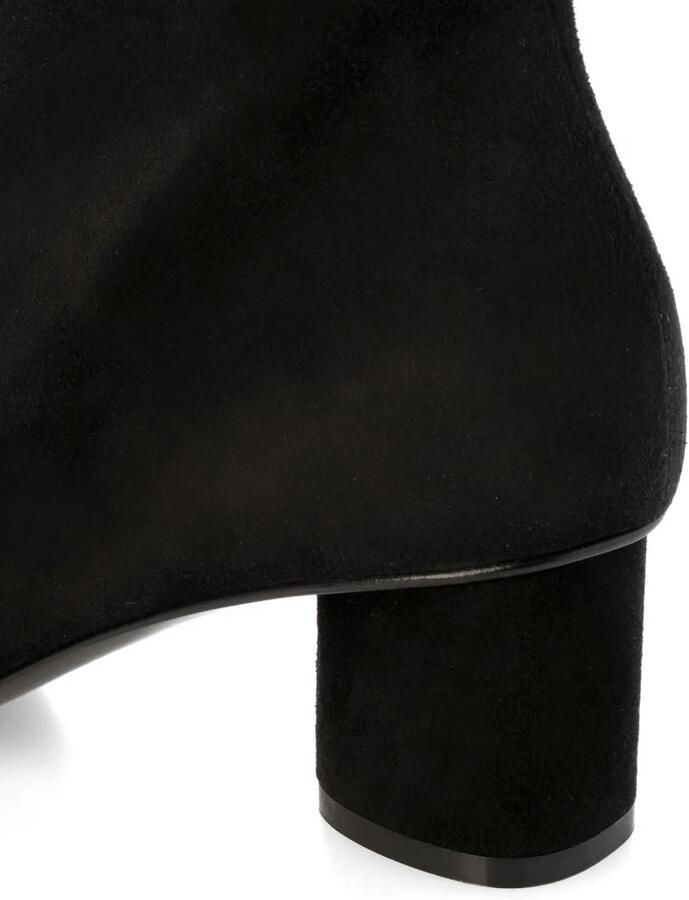 Ferragamo Suède enkellaarzen Zwart - Foto 3