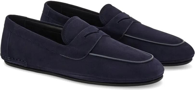 Ferragamo Suède loafers Blauw - Foto 5