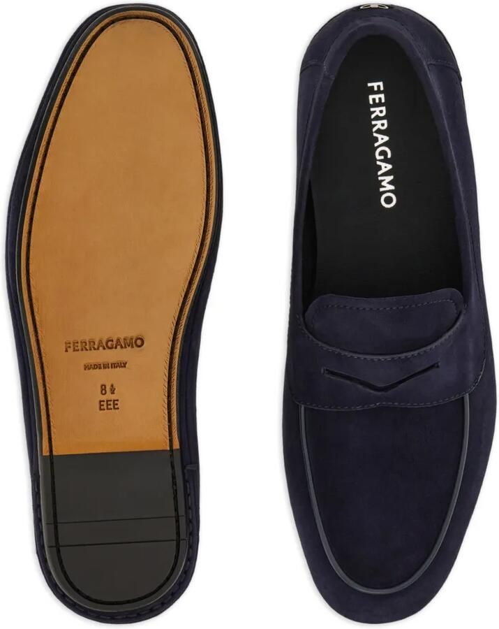 Ferragamo Suède loafers Blauw - Foto 2