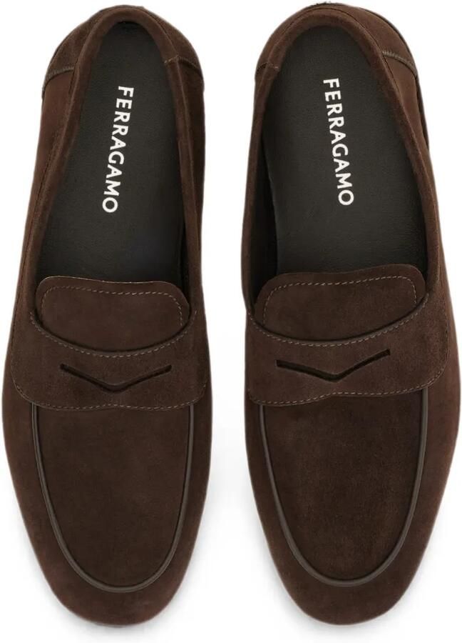Ferragamo Suède loafers Bruin - Foto 3