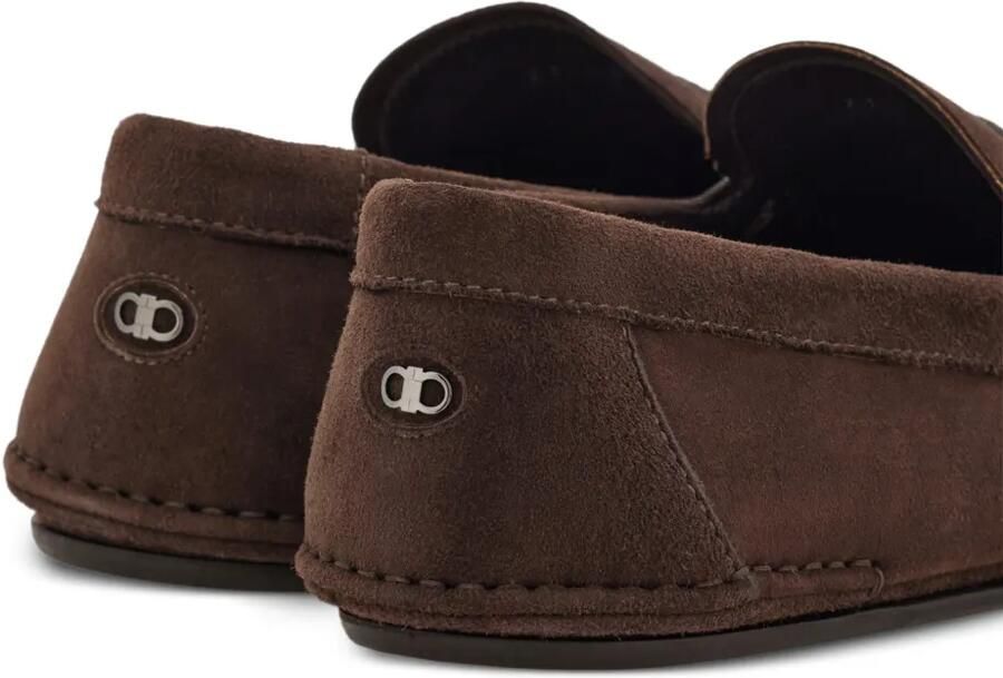 Ferragamo Suède loafers Bruin - Foto 4