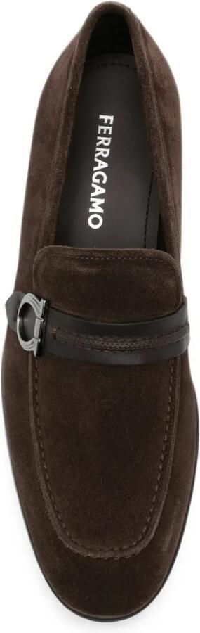 Ferragamo Suède loafers Bruin - Foto 4