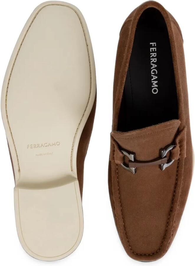 Ferragamo Gancini Ornament loafers Bruin - Foto 2