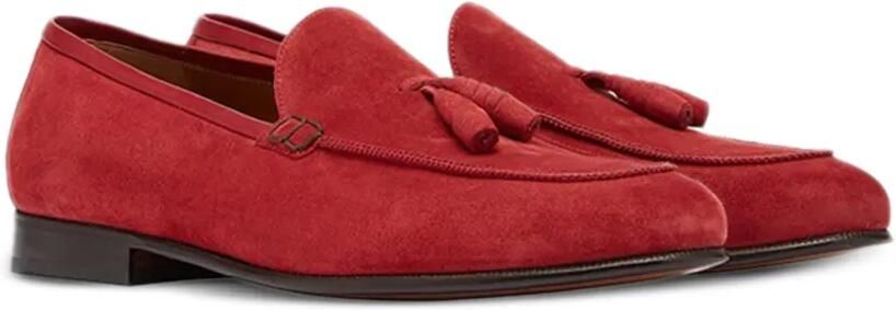 Ferragamo Suède loafers Rood