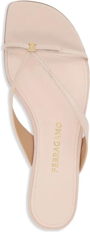 Ferragamo Teenslippers met mini-strik Roze - Foto 3