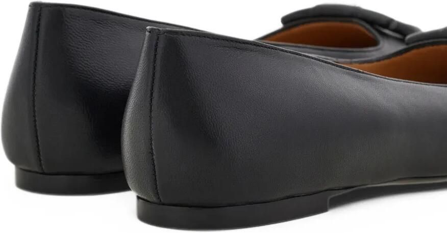 Ferragamo Tonal maxi Gancini ballet flat Zwart - Foto 3