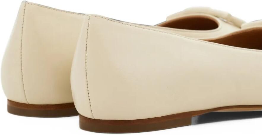 Ferragamo tonal maxi Gancini ballet flats Beige - Foto 3