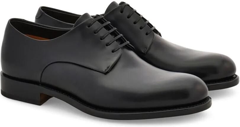 Ferragamo Tramezza derby schoenen Zwart - Foto 5