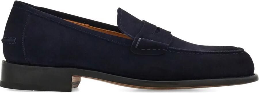 Ferragamo Tramezza fluwelen loafers Blauw