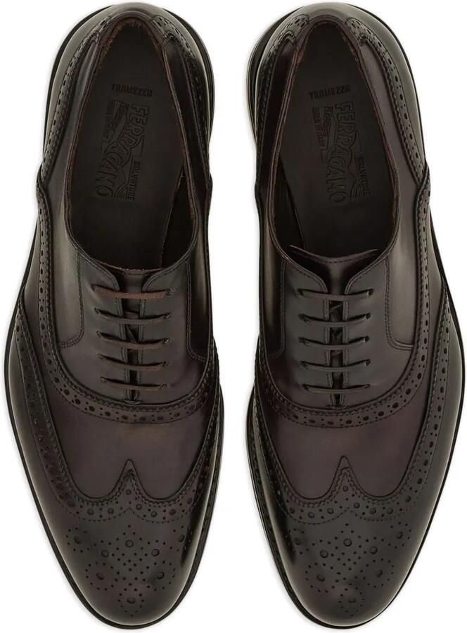 Ferragamo Tramezza Oxford schoenen Bruin - Foto 4