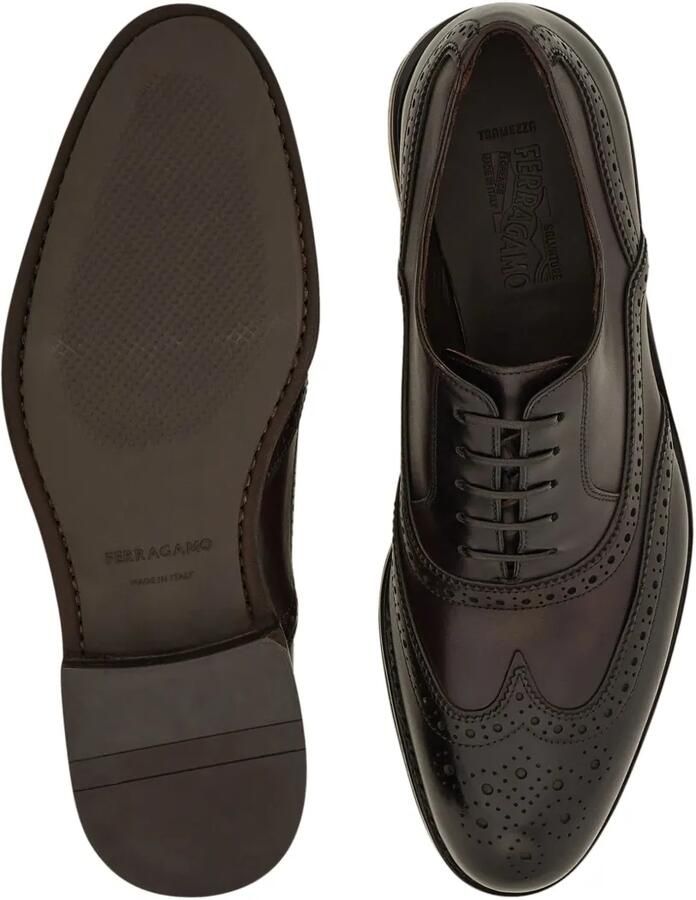 Ferragamo Tramezza Oxford schoenen Bruin - Foto 3