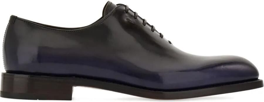 Ferragamo Tramezza Oxford schoenen met effen neus Blauw