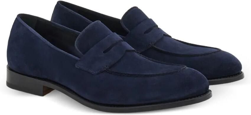 Ferragamo Tramezza penny loafers Blauw - Foto 5