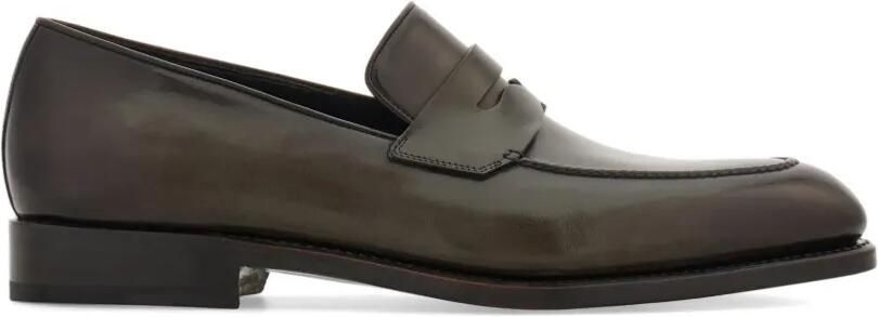 Ferragamo Tramezza penny loafers Groen