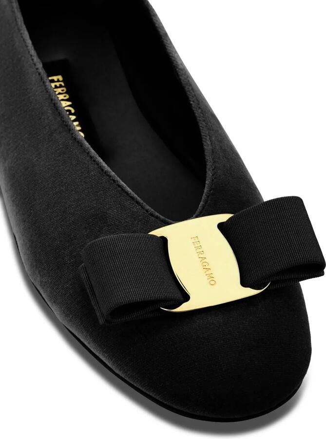 Ferragamo Vara ballerina's met strikdetail Zwart - Foto 2