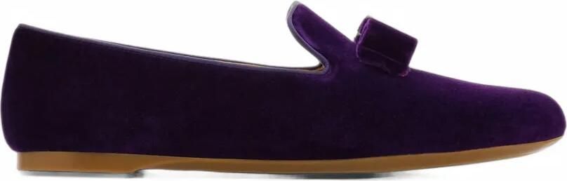 Ferragamo Vara bow loafers Paars