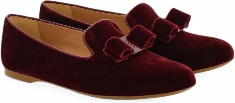 Ferragamo Vara bow loafers Rood - Foto 5