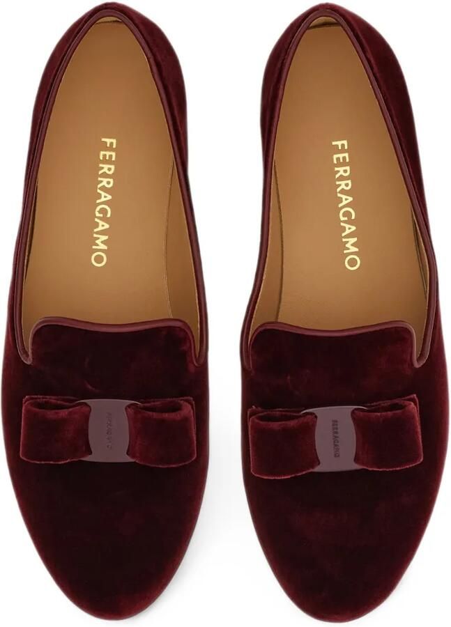 Ferragamo Vara bow loafers Rood - Foto 3