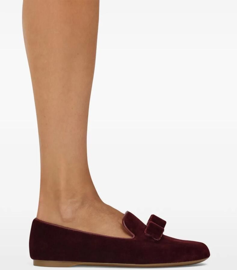 Ferragamo Vara bow loafers Rood - Foto 2