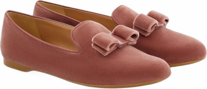 Ferragamo Vara bow loafers Roze