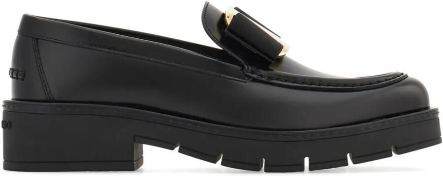 Ferragamo Vara Bow loafers Zwart