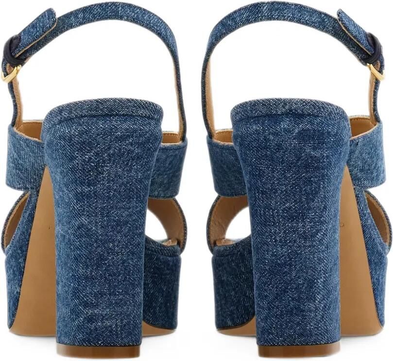 Ferragamo Vara bow platform sandals Blauw - Foto 3