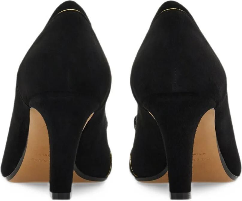 Ferragamo Vara bow pumps with piping detail Zwart - Foto 3