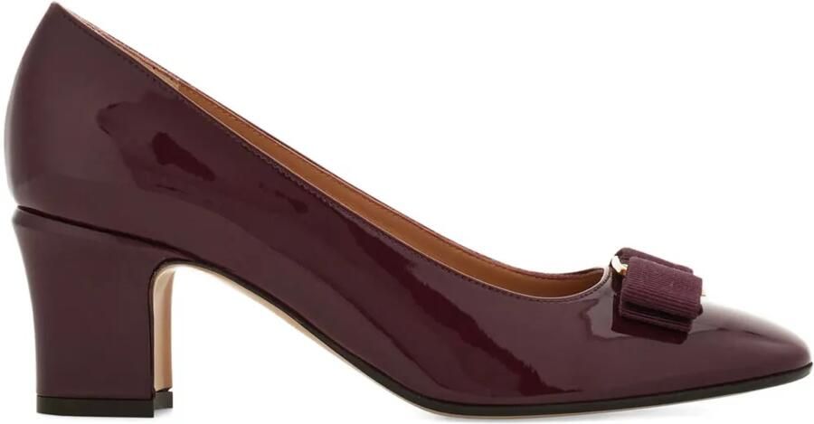 Ferragamo Vara Bow pumps Paars