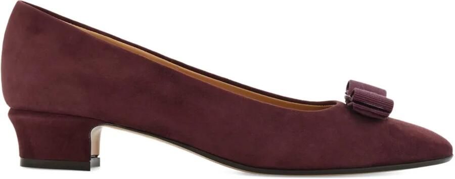 Ferragamo Vara Bow pumps Paars