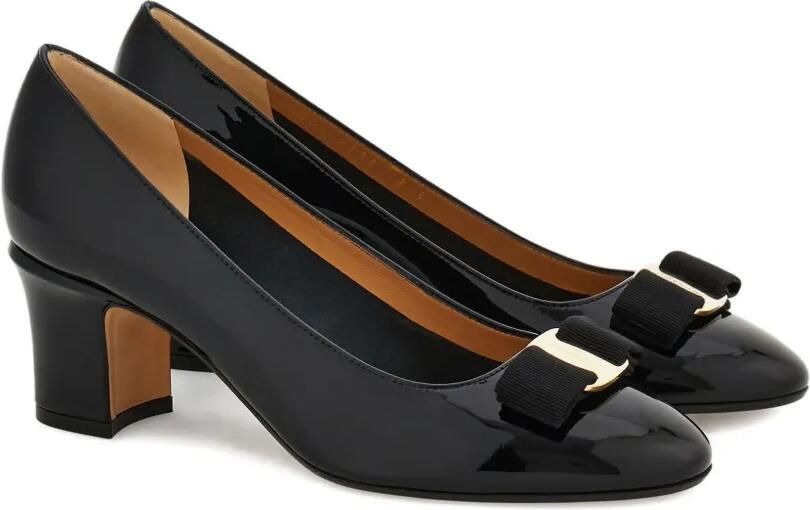 Ferragamo Vara Bow pumps Zwart - Foto 5