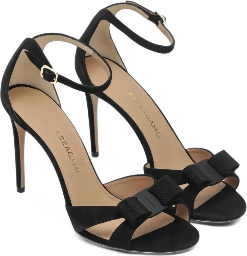 Ferragamo Vara bow sandals Zwart