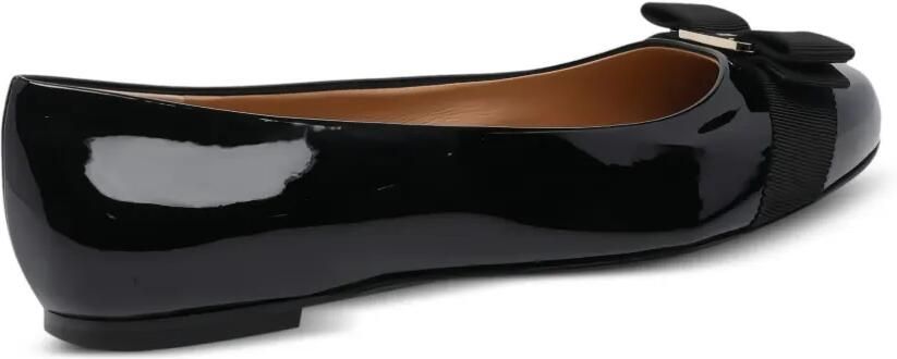 Ferragamo Vara lakleren ballerina's met strik Zwart - Foto 2