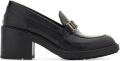 Ferragamo Vara loafers met ketting Zwart - Zwart