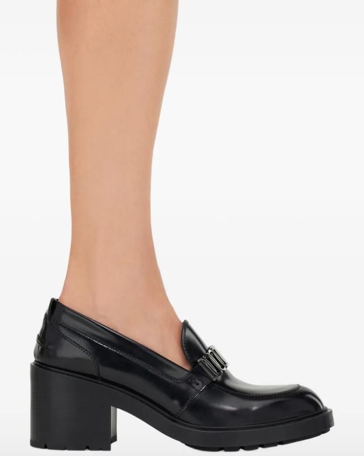 Ferragamo Vara loafers met ketting Zwart - Foto 2