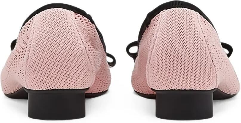 Ferragamo Vara mesh ballerina's met strik Roze - Foto 3