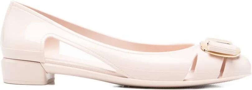 Ferragamo Vara platte pumps met strik-detail Roze