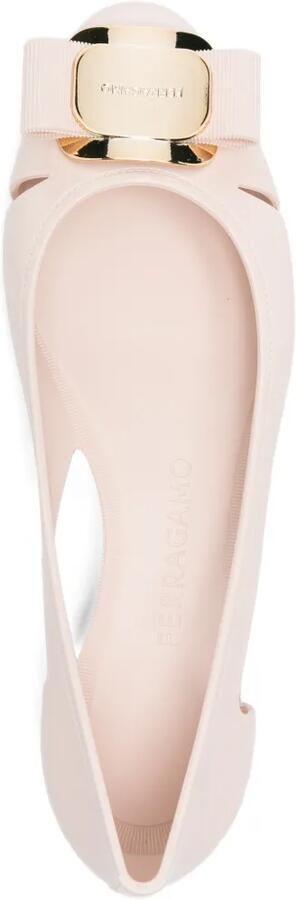 Ferragamo Vara platte pumps met strik-detail Roze - Foto 4
