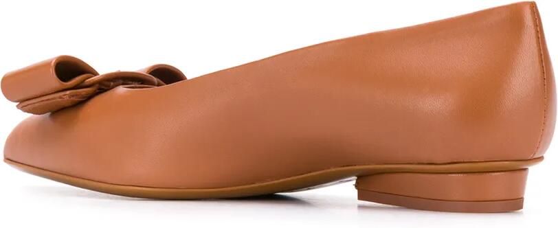 Ferragamo Vara pumps met strik Bruin - Foto 3