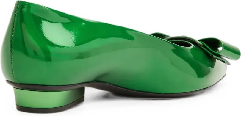 Ferragamo Vara pumps met strik Groen - Foto 2