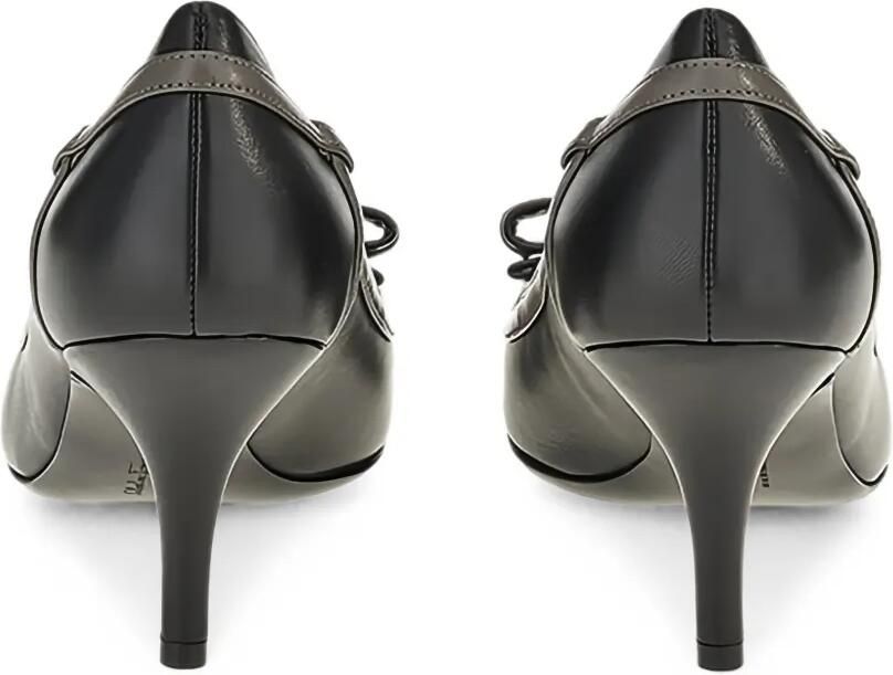 Ferragamo Vara pumps met strik Zwart - Foto 3