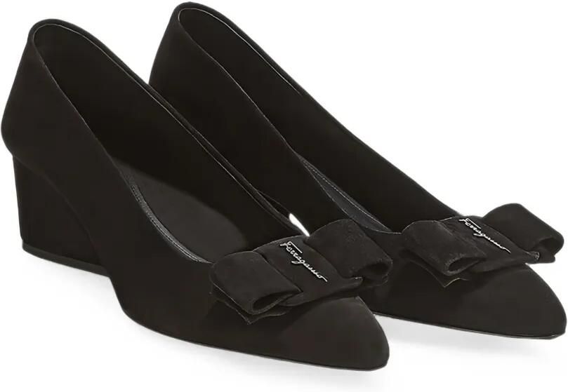 Ferragamo Vara pumps met strik Zwart