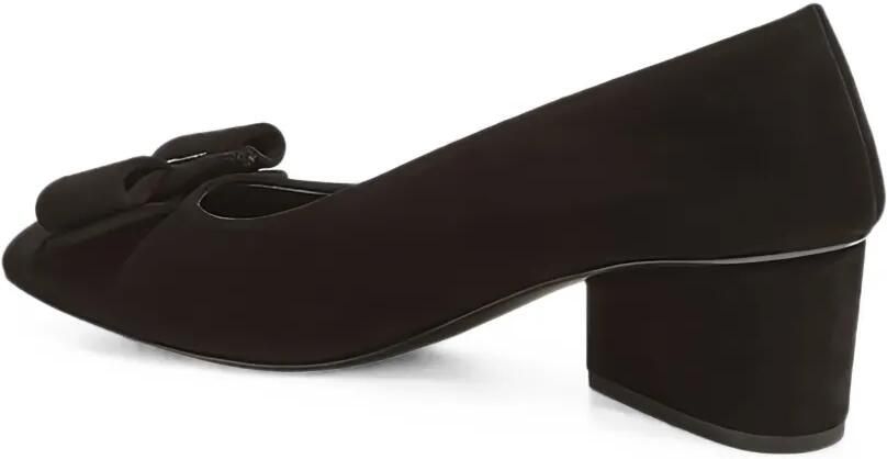 Ferragamo Vara pumps met strik Zwart - Foto 2