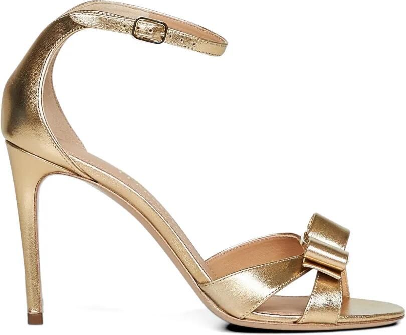 Ferragamo Vara sandalen met strik Goud