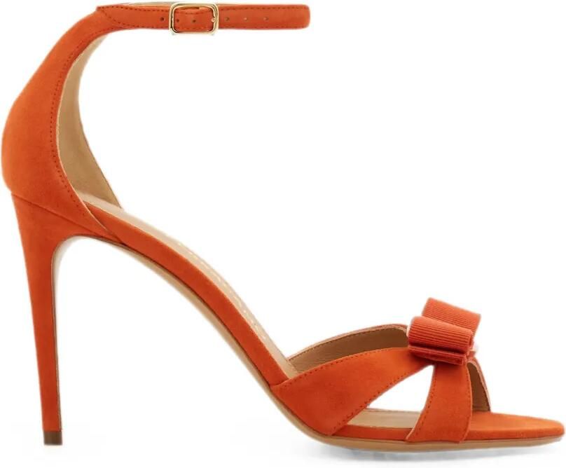 Ferragamo Vara sandalen met strik Oranje