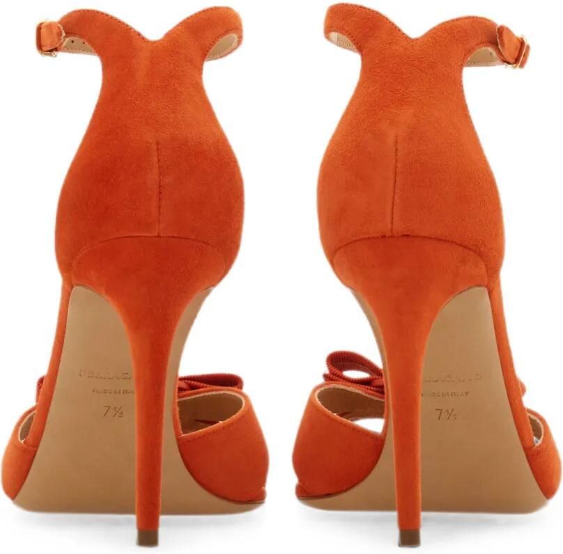 Ferragamo Vara sandalen met strik Oranje - Foto 3
