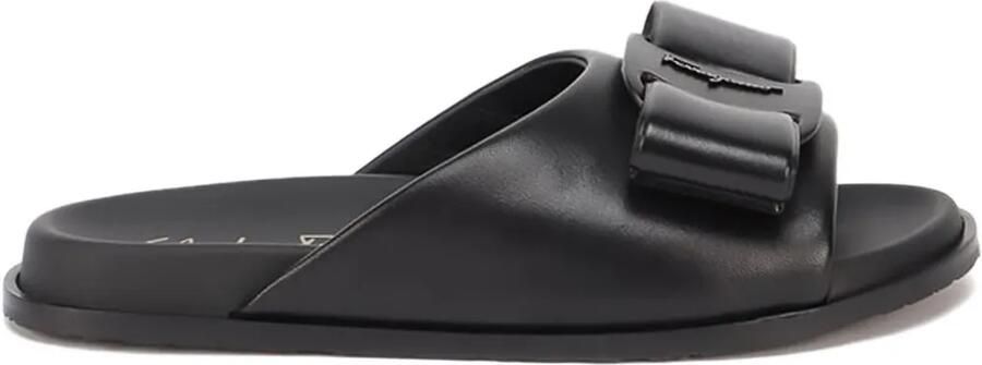 Ferragamo Vara sandalen met strik Zwart